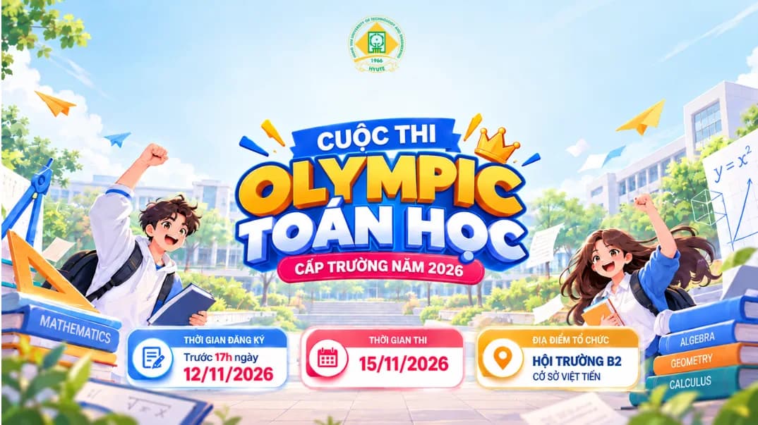 Olympic Toán học sinh viên cấp Trường năm 2027