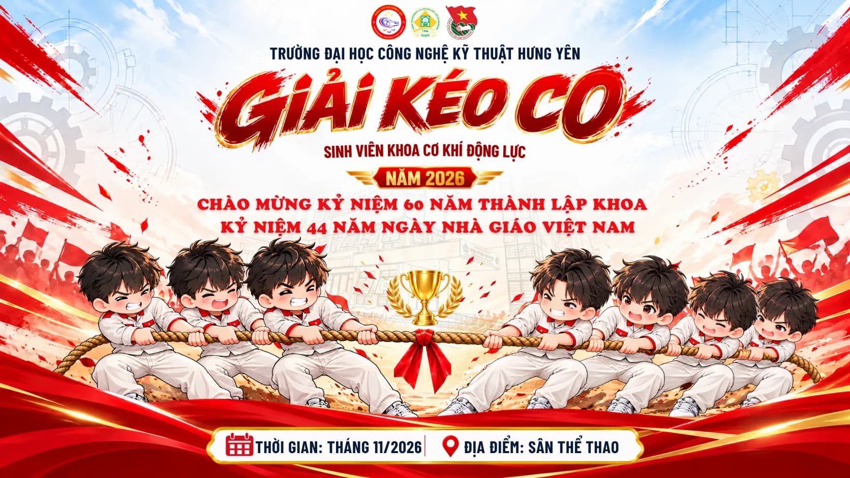 📢THÔNG BÁO ĐĂNG KÝ GIẢI KÉO CO KHOA CƠ KHÍ ĐỘNG LỰC NĂM 2026 🏆