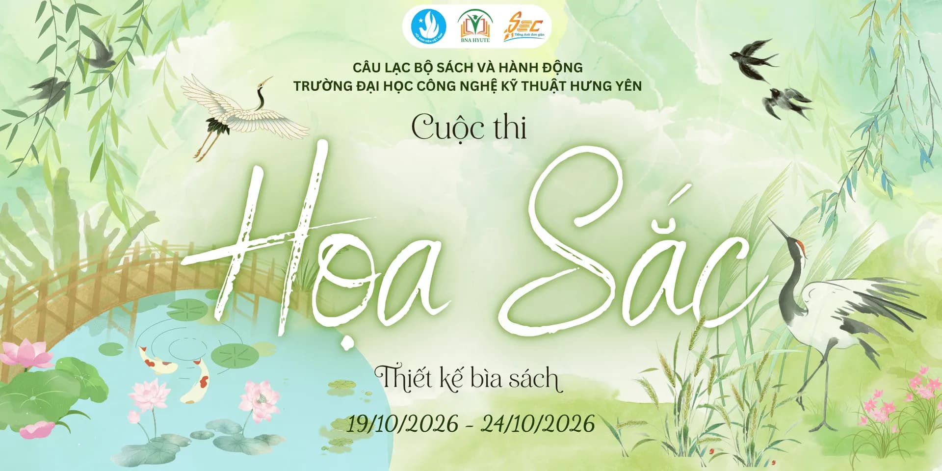 CÔNG BỐ CUỘC THI "HỌA SẮC" THIẾT KẾ BÌA SÁCH 2026