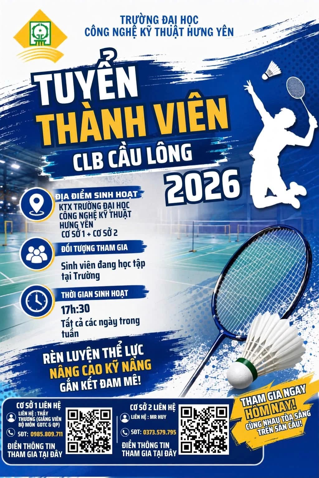 BẠN ĐÃ SẴN SÀNG RA SÂN CHƯA?